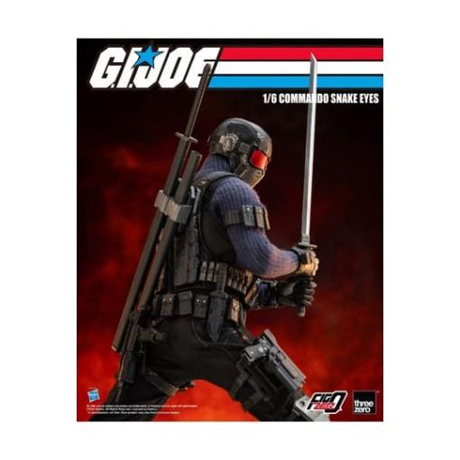 G.I. Joe Figura FigZero 1/6 Commando Snake Eyes 30 cm