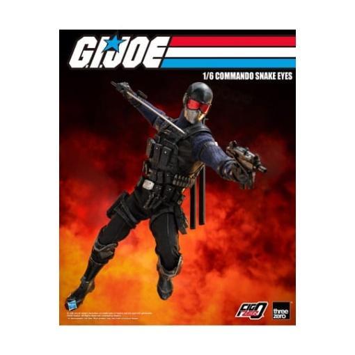 G.I. Joe Figura FigZero 1/6 Commando Snake Eyes 30 cm