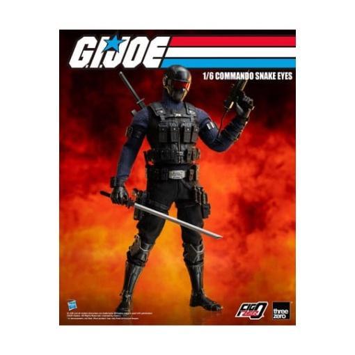 G.I. Joe Figura FigZero 1/6 Commando Snake Eyes 30 cm