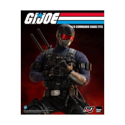 G.I. Joe Figura FigZero 1/6 Commando Snake Eyes 30 cm