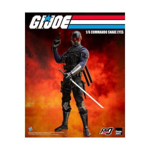 G.I. Joe Figura FigZero 1/6 Commando Snake Eyes 30 cm