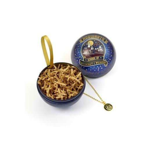 Harry Potter Bola de Navidad con collar Hogwarts School of Witchcraft and Wizardry