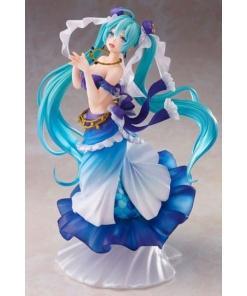 Hatsune Miku AMP Estatua PVC Princess Mermaid Ver. 21 cm - Embalaje dañado