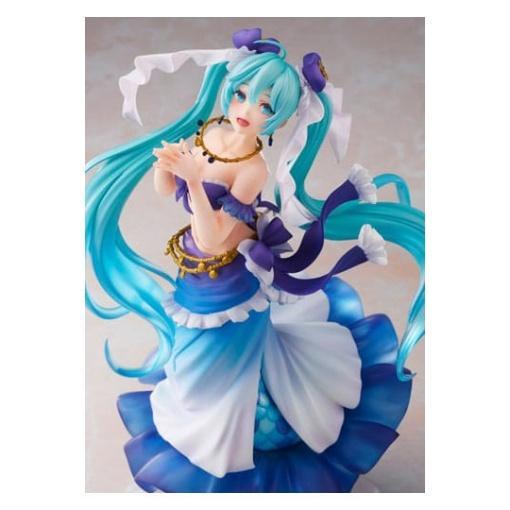 Hatsune Miku AMP Estatua PVC Princess Mermaid Ver. 21 cm - Embalaje dañado