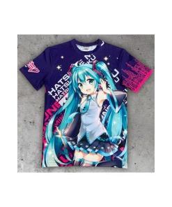 Hatsune Miku Camiseta Expressive Vibes