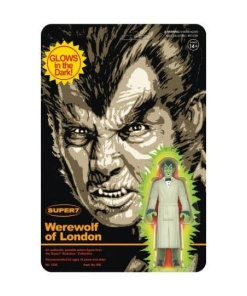 Hombre lobo en Londres Figura ReAction Wave 02 Werewolf of London (Monster Glow) 10 cm