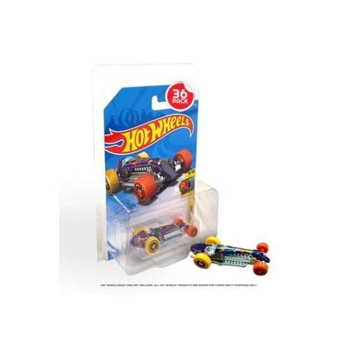 Hot Wheels pack de 36 protectores Blisters para Long Card Mainline