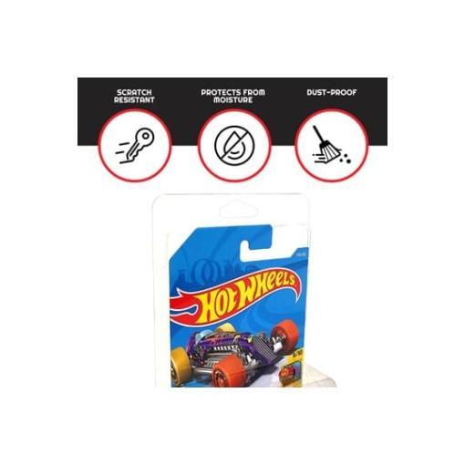 Hot Wheels pack de 36 protectores Blisters para Long Card Mainline