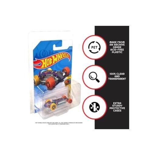 Hot Wheels pack de 36 protectores Blisters para Long Card Mainline