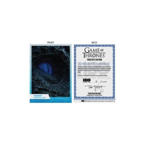 Juego de Tronos Figura Viserion (Frostbite) (Gold Label) 15 cm