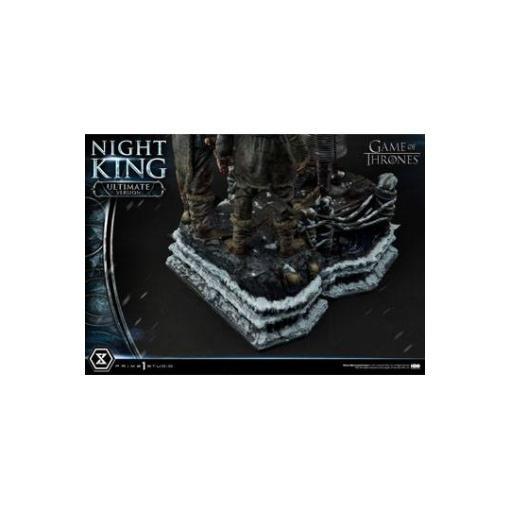 Juego de tronos Estatua 1/4 Night King Ultimate Version 70 cm - Embalaje dañado