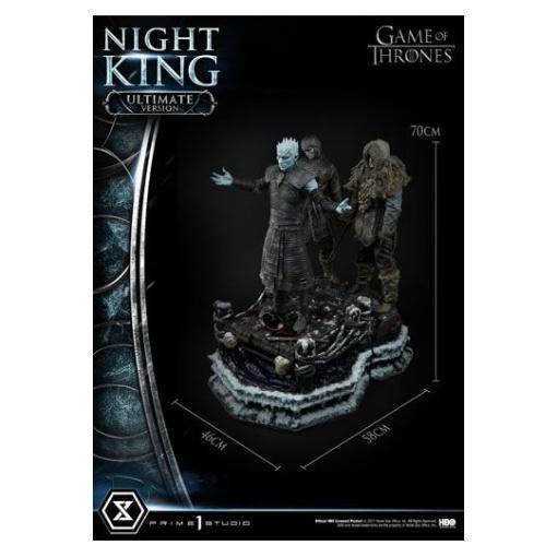 Juego de tronos Estatua 1/4 Night King Ultimate Version 70 cm - Embalaje dañado