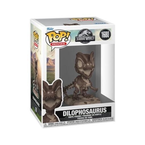 Jurassic Park Fossil Figura POP! Movies Vinyl Dilophosaurus 9 cm