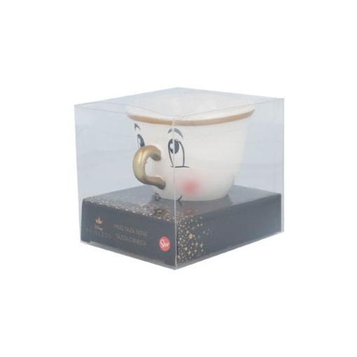 La bella y la bestia Taza 3D Chip 170 ml