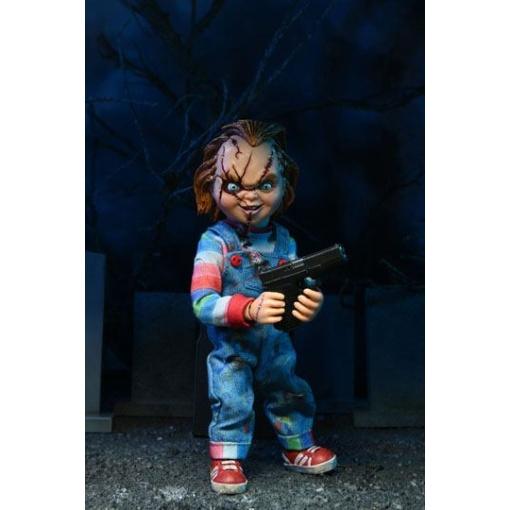 La novia de Chucky Pack de 2 Figuras Clothed Chucky & Tiffany 14 cm - Embalaje dañado