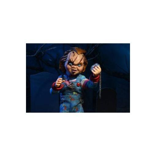 La novia de Chucky Pack de 2 Figuras Clothed Chucky & Tiffany 14 cm - Embalaje dañado