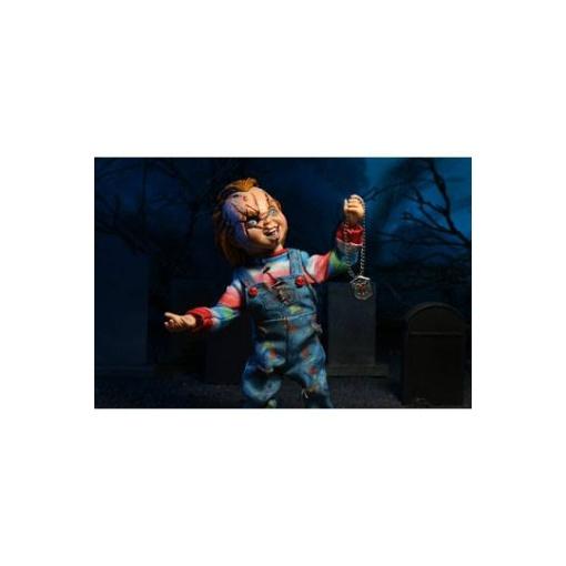 La novia de Chucky Pack de 2 Figuras Clothed Chucky & Tiffany 14 cm - Embalaje dañado