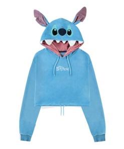 Lilo & Stitch Cropped Sudadera Capucha Stitch