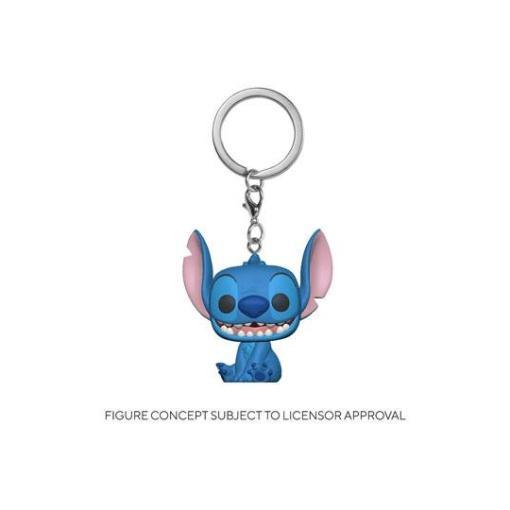 Lilo & Stitch Llaveros Pocket POP! Vinyl Stitch 4 cm Expositor (12)