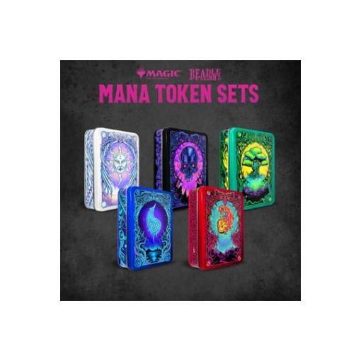 Magic the Gathering Dice and Token Pack Black Mana