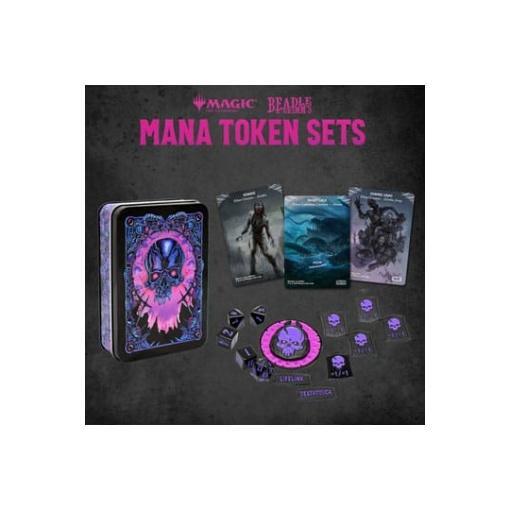 Magic the Gathering Dice and Token Pack Black Mana