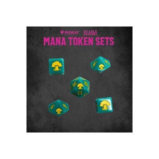 Magic the Gathering Dice and Token Pack Green Mana