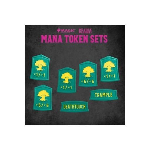 Magic the Gathering Dice and Token Pack Green Mana