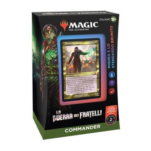 Magic the Gathering La Guerra dei Fratelli Mazos de Commander Caja (4) italiano