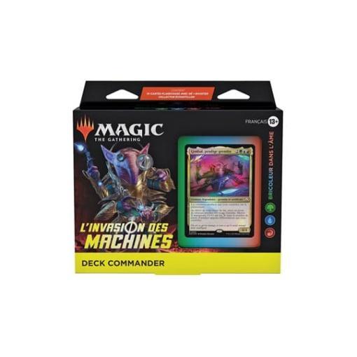 Magic the Gathering L'invasion des machines Mazos de Commander Caja (5) francés