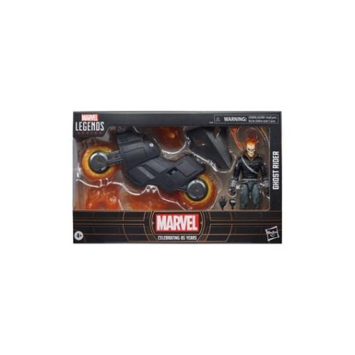 Marvel 85th Anniversary Marvel Legends Figura con Vehículo Ghost Rider 15 cm