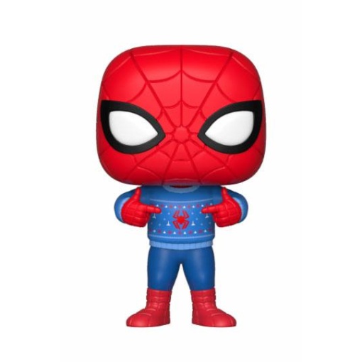 Marvel Comics POP! Marvel Holiday Vinyl Cabezón Spider-Man (Ugly Sweater) 9 cm