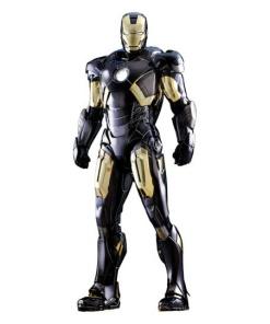 Marvel Los Vengadores Figura Diecast Movie Masterpiece 1/6 Iron Man Mark VII (Black & Gold Version) 32 cm