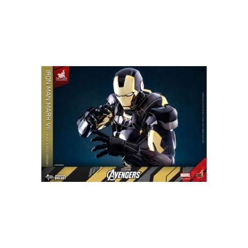 Marvel Los Vengadores Figura Diecast Movie Masterpiece 1/6 Iron Man Mark VII (Black & Gold Version) 32 cm