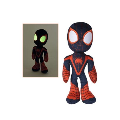 Marvel Peluche Glow In The Dark Eyes Miles Morales 25 cm