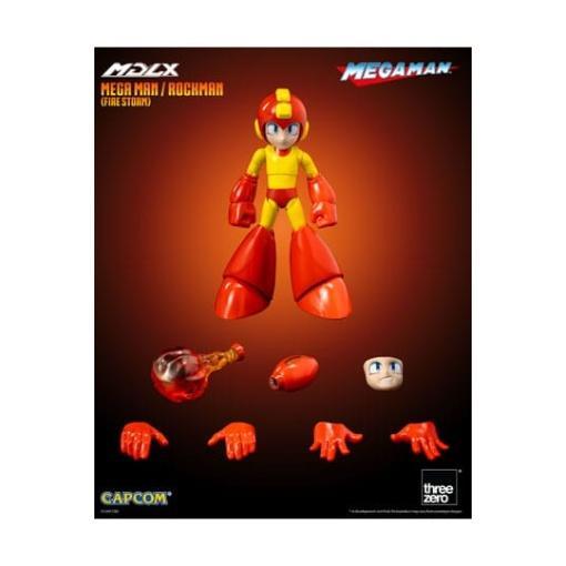 Mega Man Figura MDLX Mega Man / Rockman (Fire Storm) 10 cm