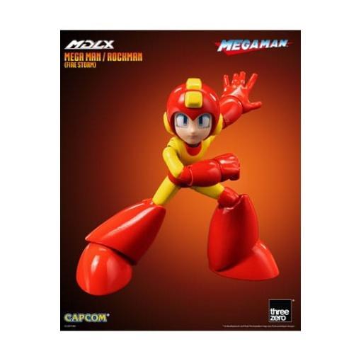 Mega Man Figura MDLX Mega Man / Rockman (Fire Storm) 10 cm