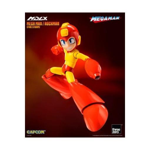 Mega Man Figura MDLX Mega Man / Rockman (Fire Storm) 10 cm