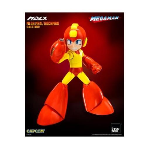 Mega Man Figura MDLX Mega Man / Rockman (Fire Storm) 10 cm