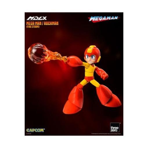 Mega Man Figura MDLX Mega Man / Rockman (Fire Storm) 10 cm