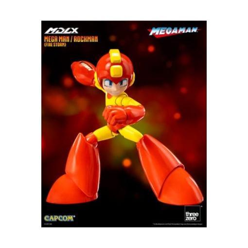 Mega Man Figura MDLX Mega Man / Rockman (Fire Storm) 10 cm