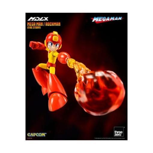 Mega Man Figura MDLX Mega Man / Rockman (Fire Storm) 10 cm