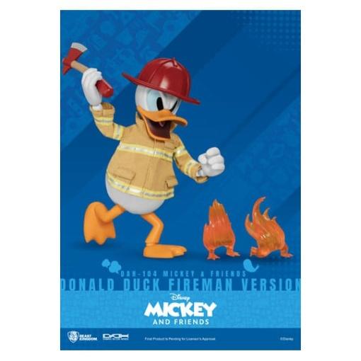 Mickey & Friends Figura Dynamic 8ction Heroes 1/9 Donald Duck Fireman Ver. 24 cm