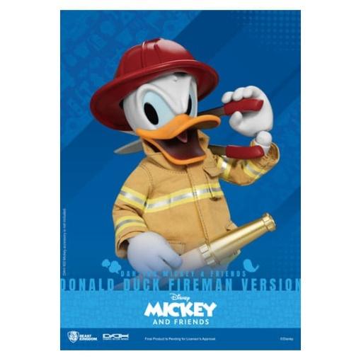 Mickey & Friends Figura Dynamic 8ction Heroes 1/9 Donald Duck Fireman Ver. 24 cm