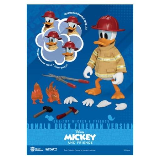 Mickey & Friends Figura Dynamic 8ction Heroes 1/9 Donald Duck Fireman Ver. 24 cm