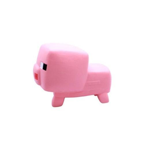 Minecraft Figura Antiestres Mighty Mega Squishme Cerdo 25 cm - Embalaje dañado