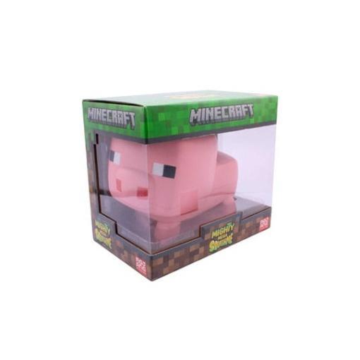 Minecraft Figura Antiestres Mighty Mega Squishme Cerdo 25 cm - Embalaje dañado