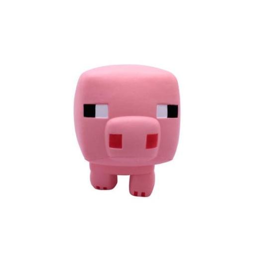 Minecraft Figura Antiestres Mighty Mega Squishme Cerdo 25 cm - Embalaje dañado