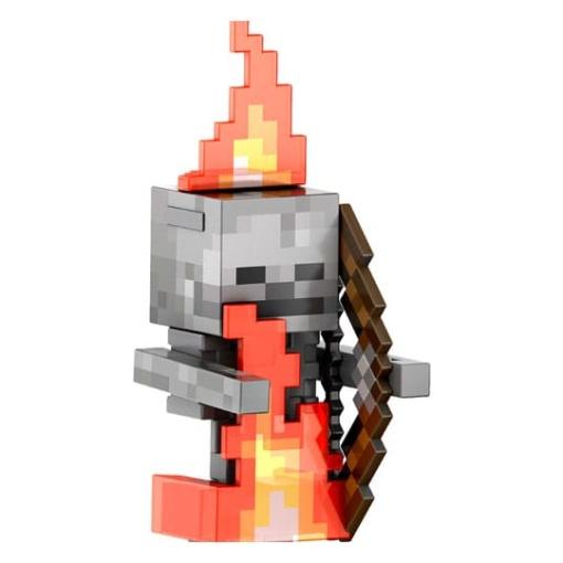 Minecraft Figura Diamond Level Esqueleto 14 cm