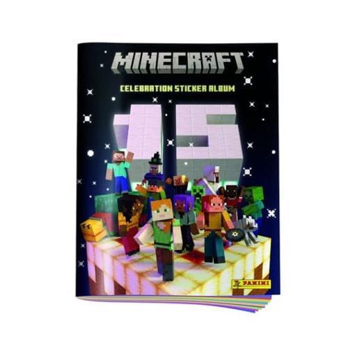 Minecraft Sticker Collection Álbum para Cromos 15th Anniversary Celebration *Edición Alemán*