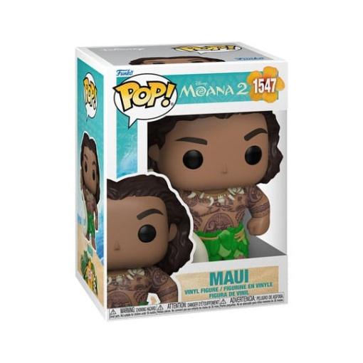 Moana 2 Figura POP! & Buddy Vinyl Maui with Fish Hook 9 cm